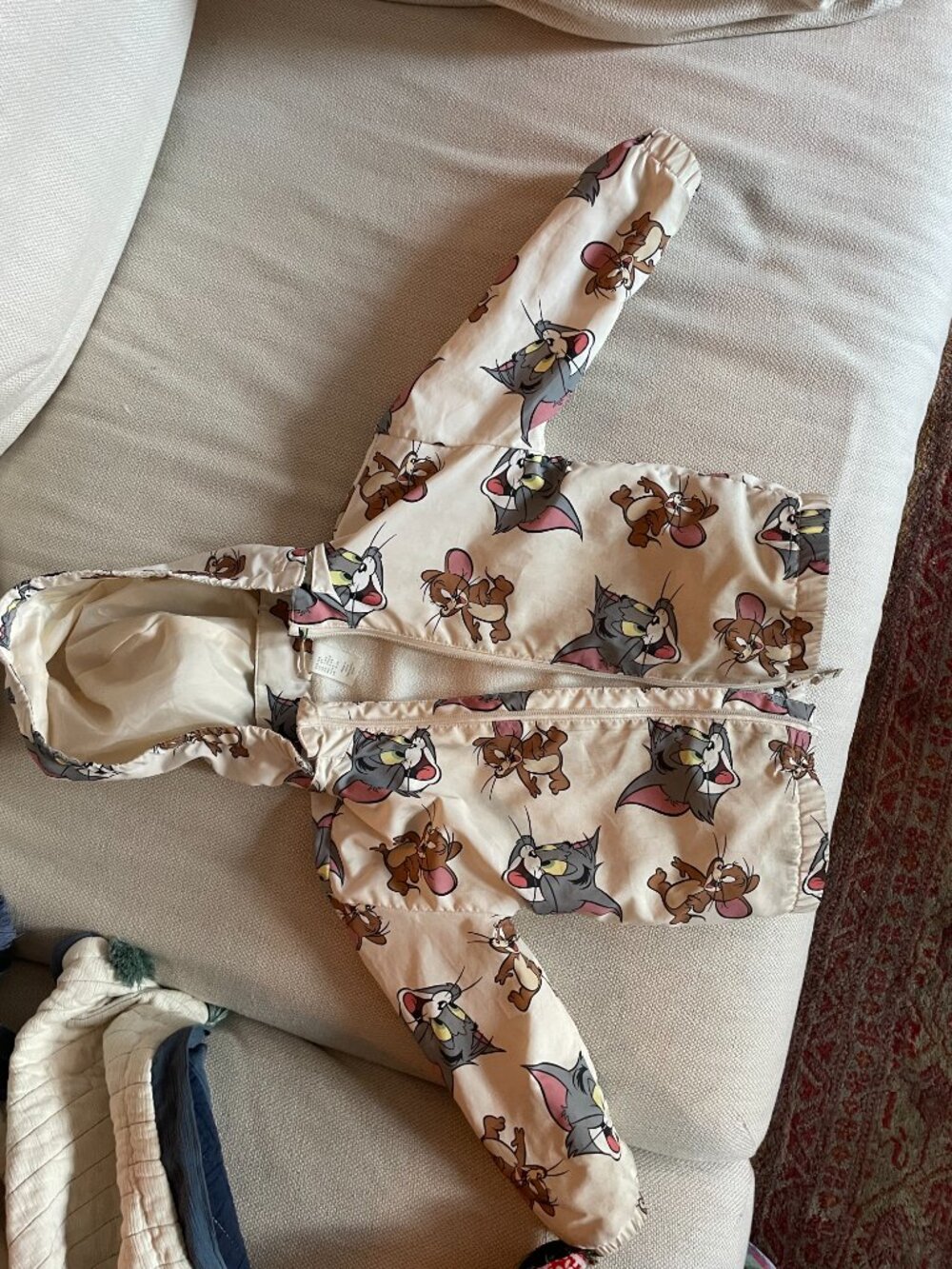 Tom & Jerry Light Fleece-Lined Toddler Jacket